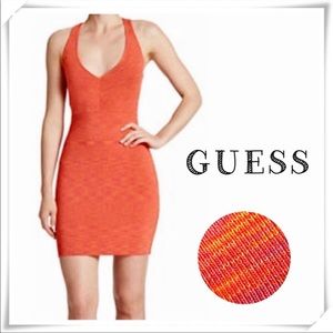 GUESS Bodycon Cross Back Multicolor Women Dress Size XS